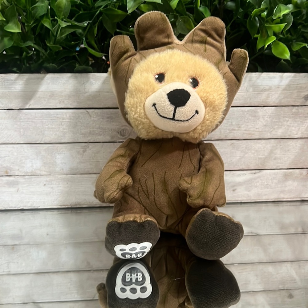 Build-a-bear Workshop Guardians Of The Galaxy Mini Bear Groot 🐻
